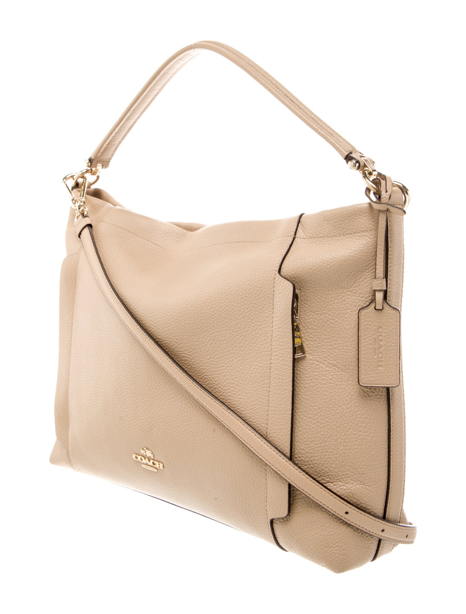 Coach Leather Top Handle Bag