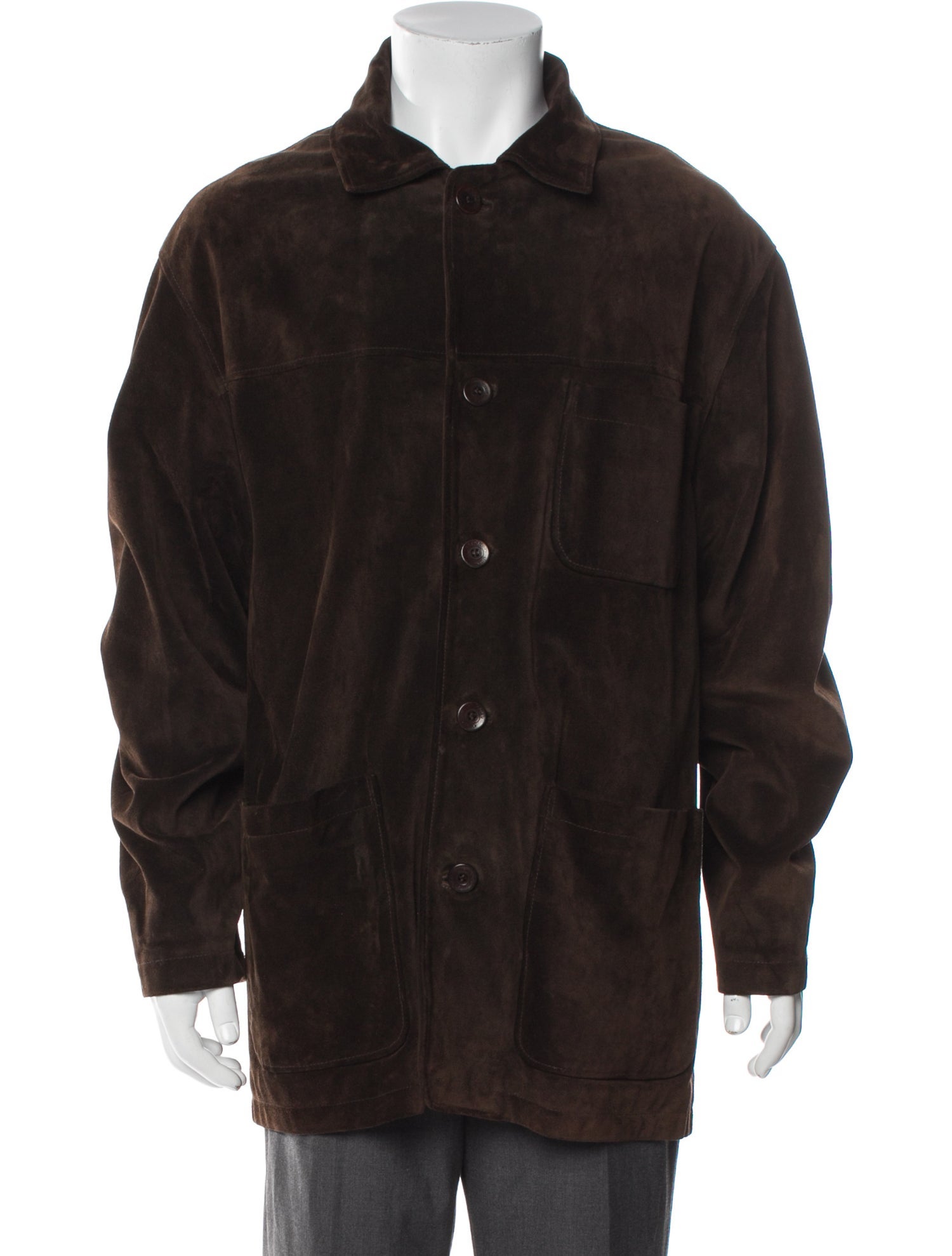 Coach Leather Utility Jacket