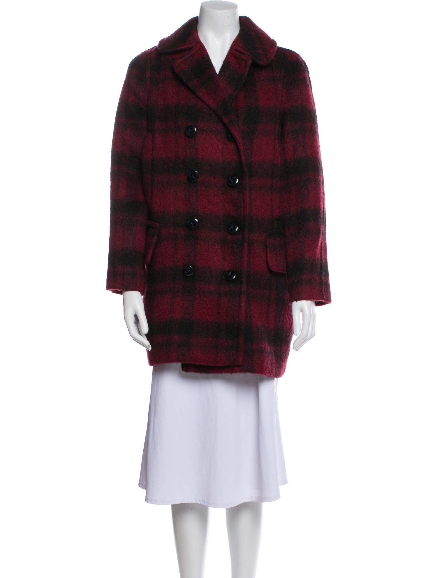 Coach Plaid Print Jacket