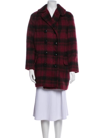 Coach Plaid Print Jacket