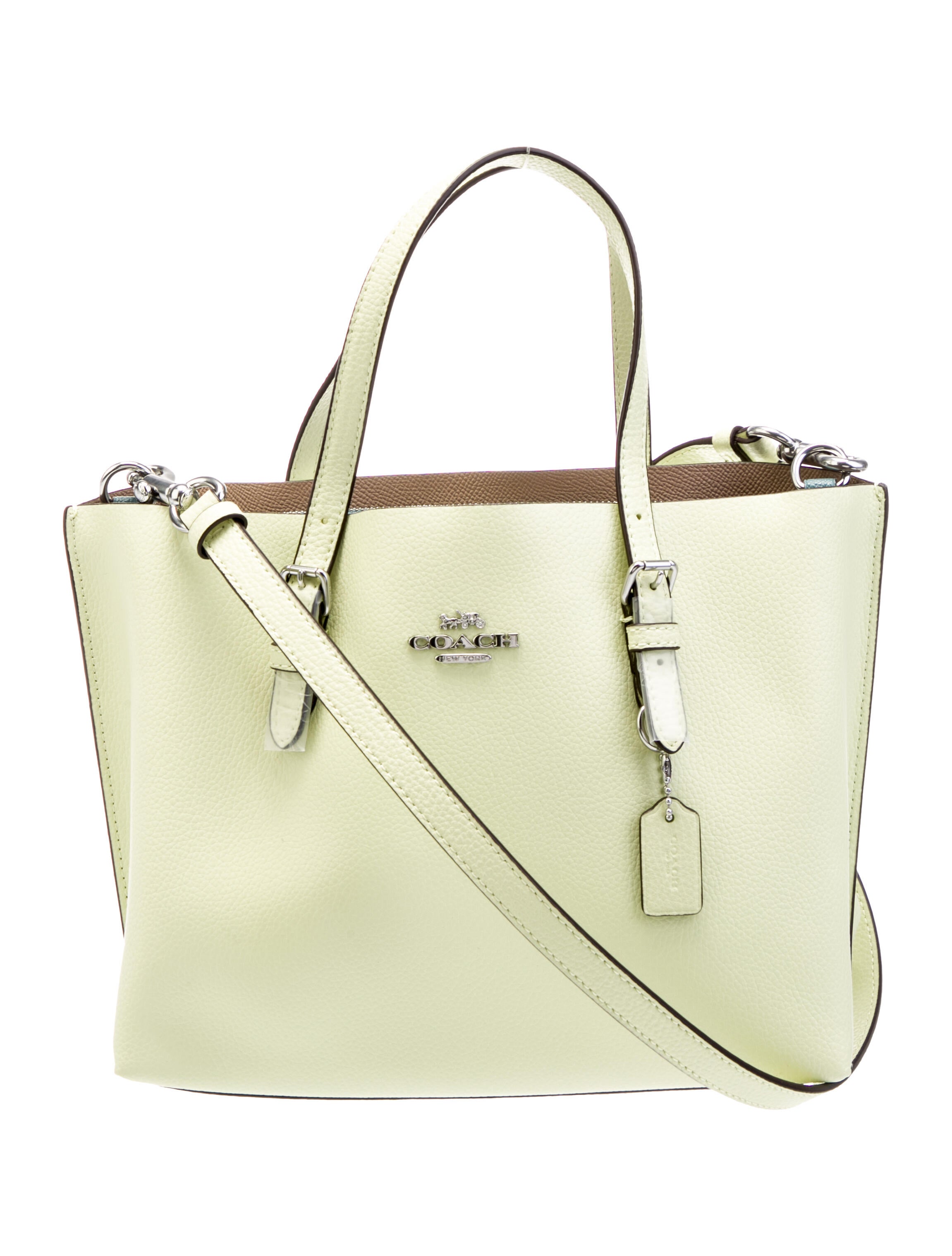 Coach Leather Top Handle Bag