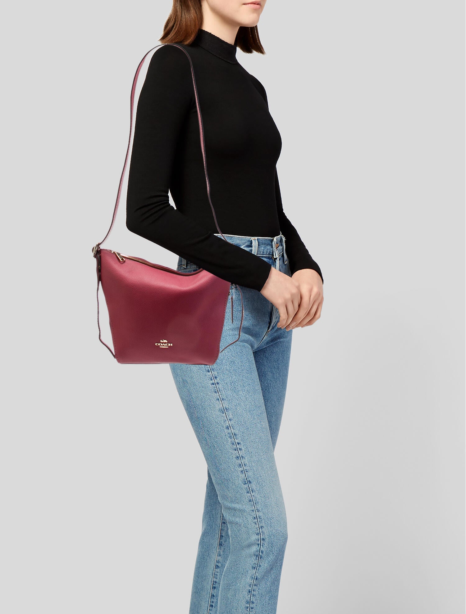 Coach Leather Messenger Bag