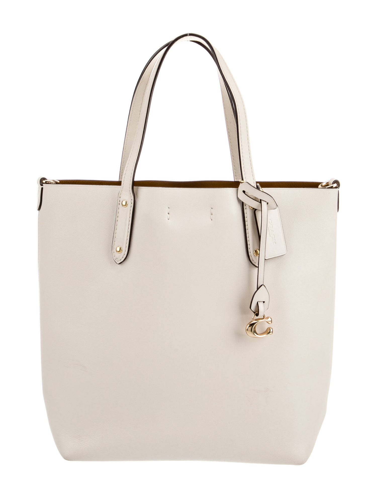 Coach Leather Top Handle Bag