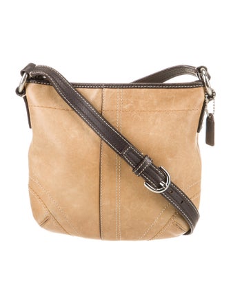 Coach Leather Messenger Bag