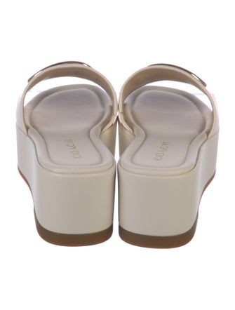 Coach Leather Slides