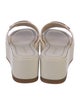 Coach Leather Slides