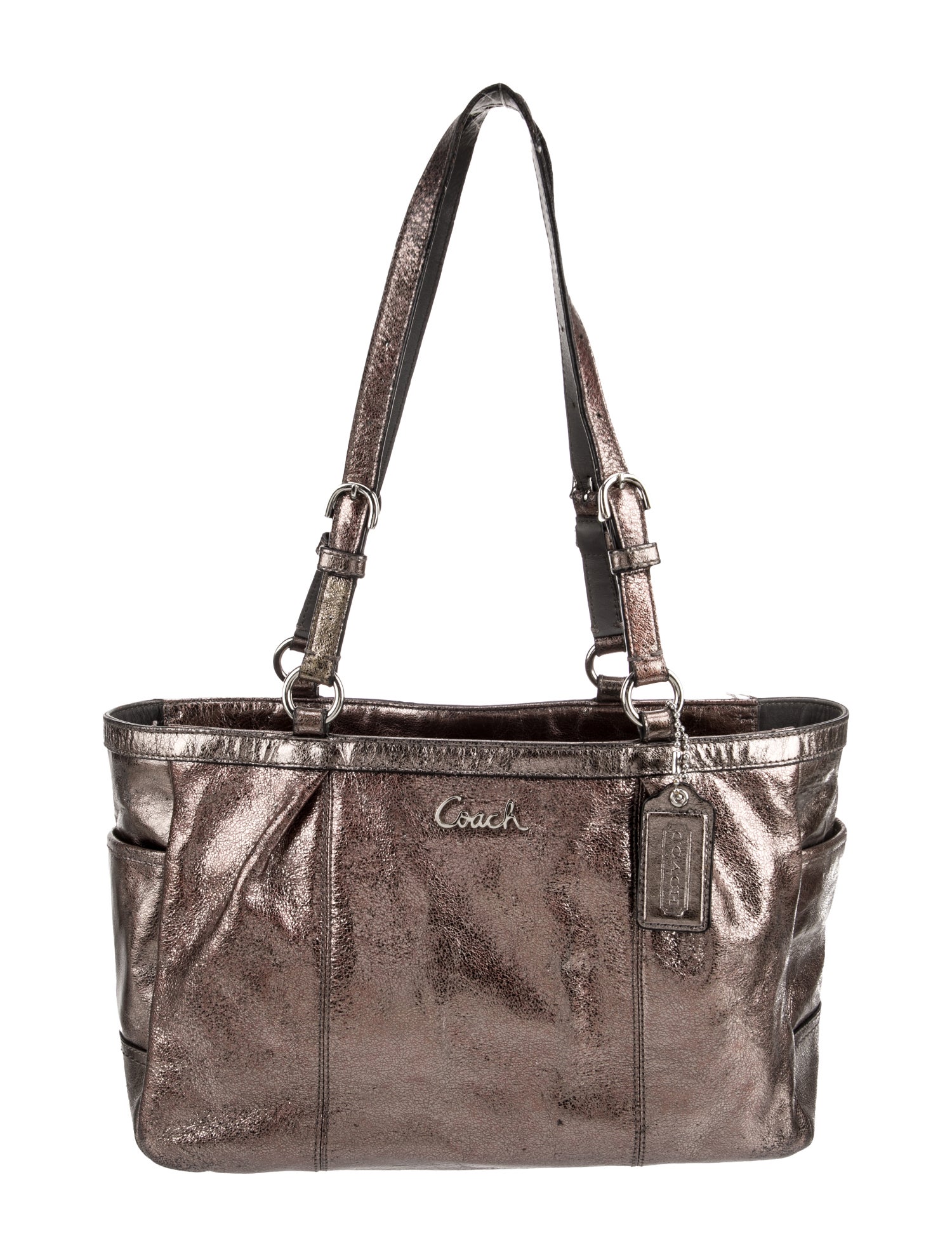 Coach Patent Leather Shoulder Bag