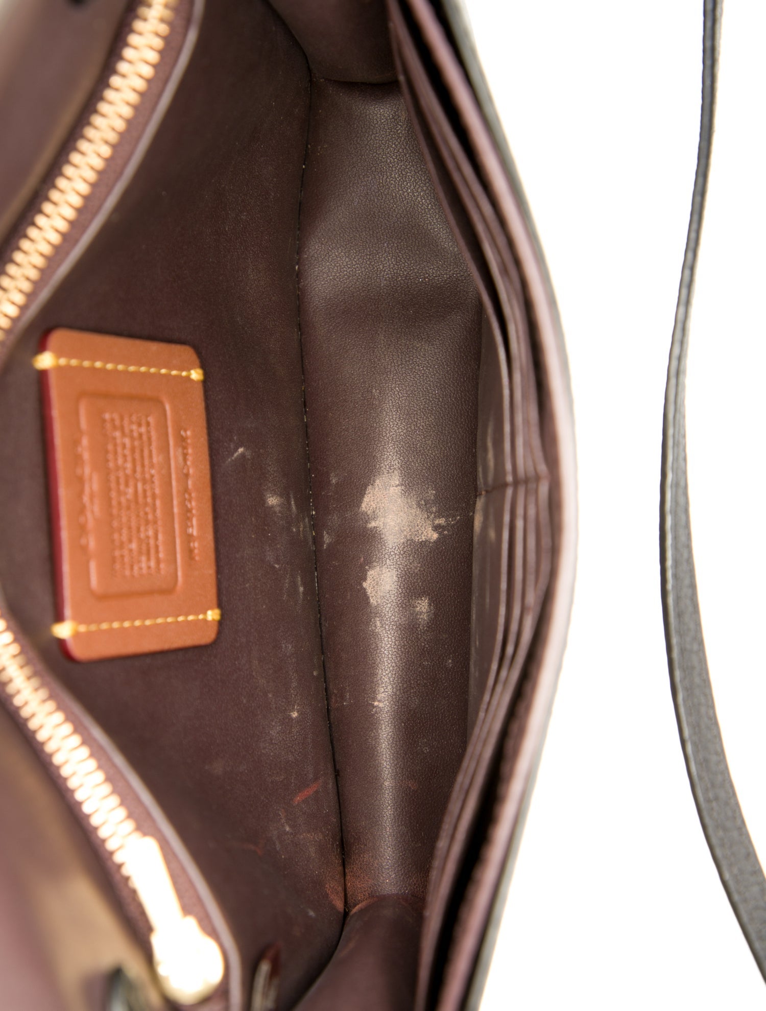 Coach Leather Crossbody Bag