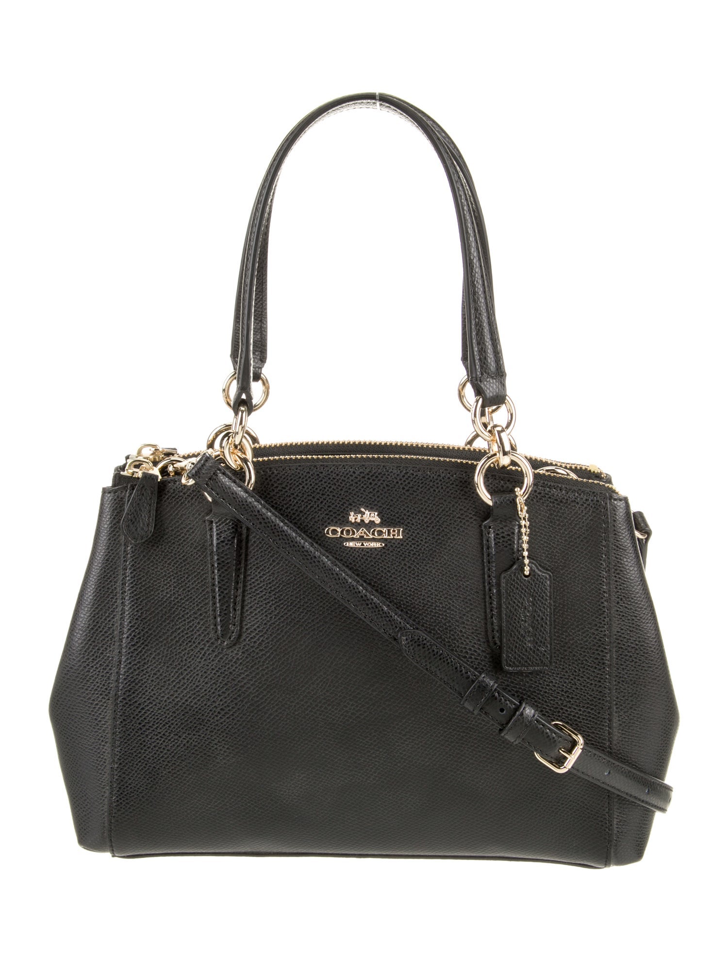 Coach Leather Top Handle Bag