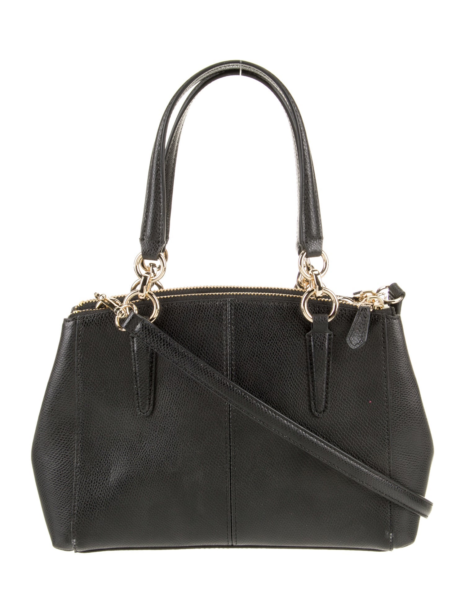 Coach Leather Top Handle Bag