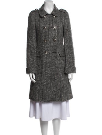 Coach Wool Tweed Pattern Coat