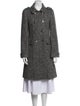 Coach Wool Tweed Pattern Coat