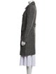 Coach Wool Tweed Pattern Coat