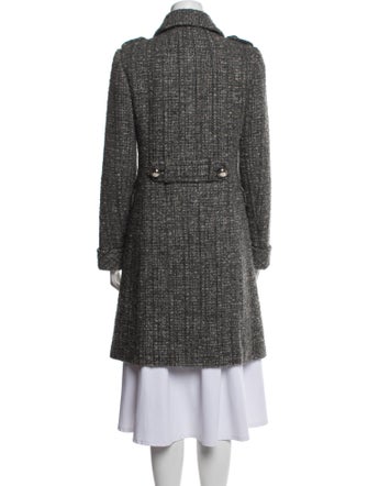 Coach Wool Tweed Pattern Coat