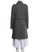 Coach Wool Tweed Pattern Coat