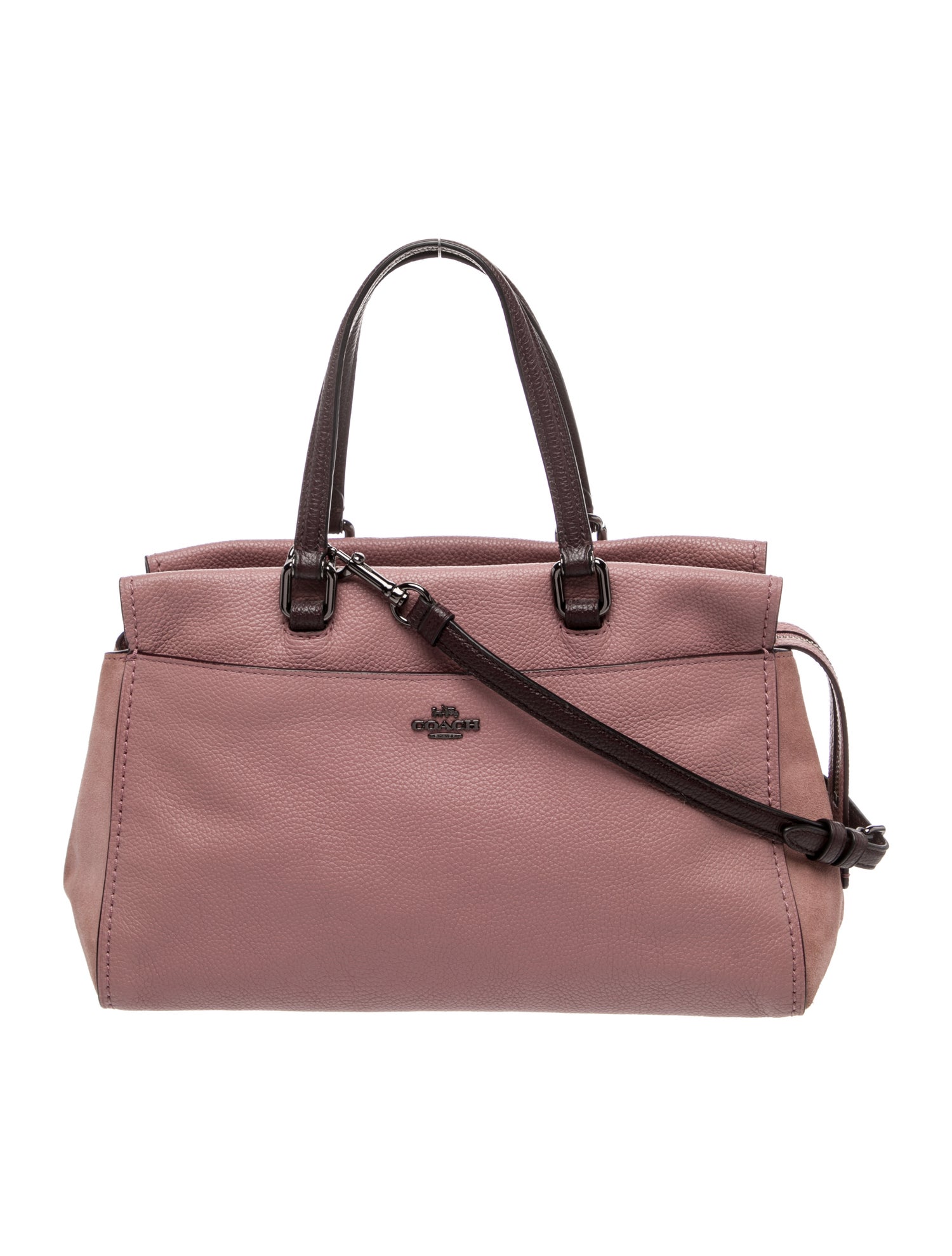 Coach Leather Top Handle Bag