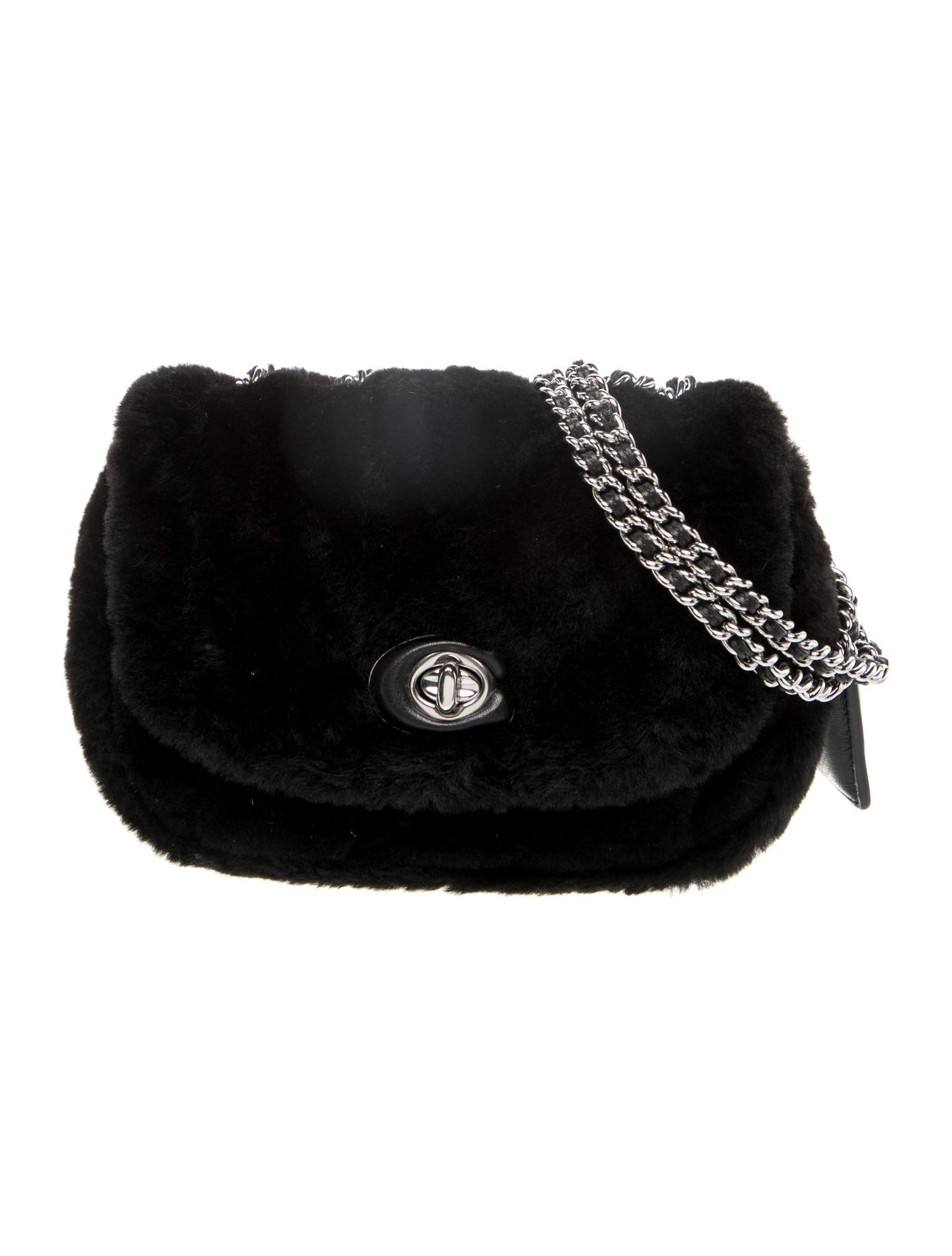 Coach Fur Shoulder Bag