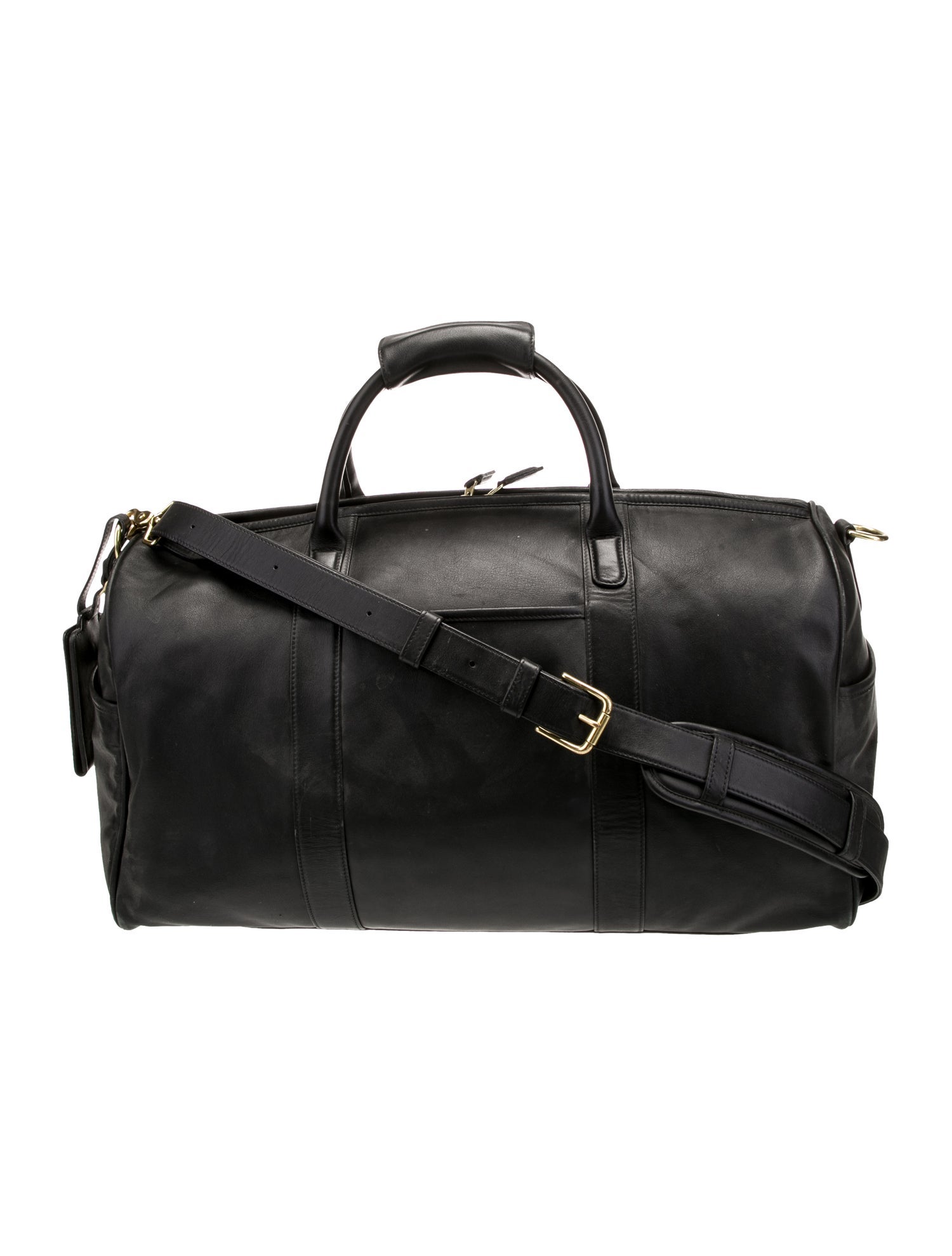 Coach Leather Weekender Bag