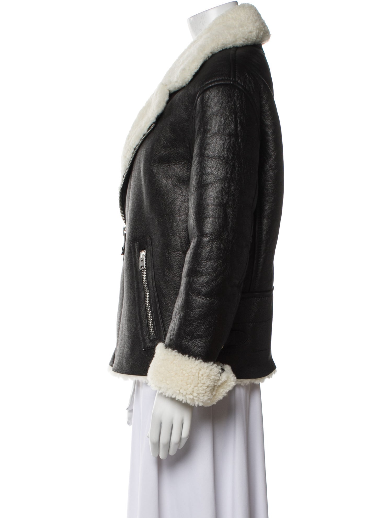 Coach Shearling Faux Fur Jacket