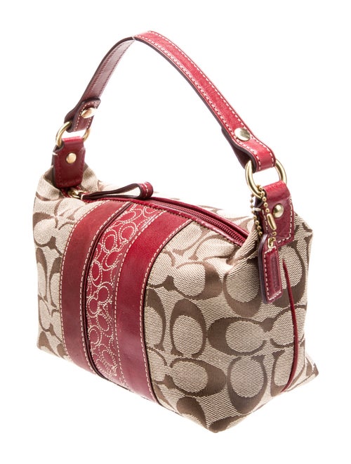 Coach Canvas Top Handle Bag