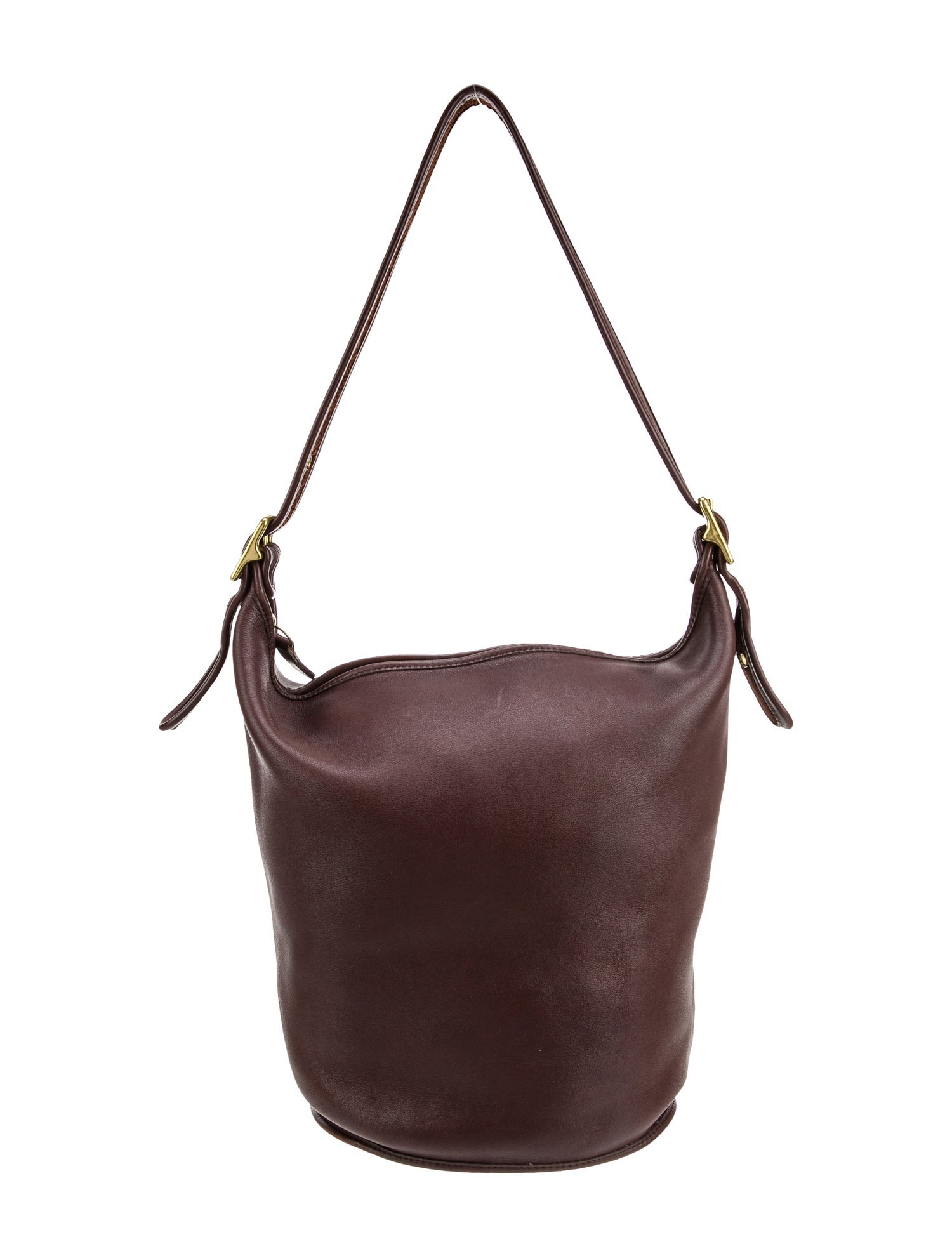 Coach Leather Bucket Bag