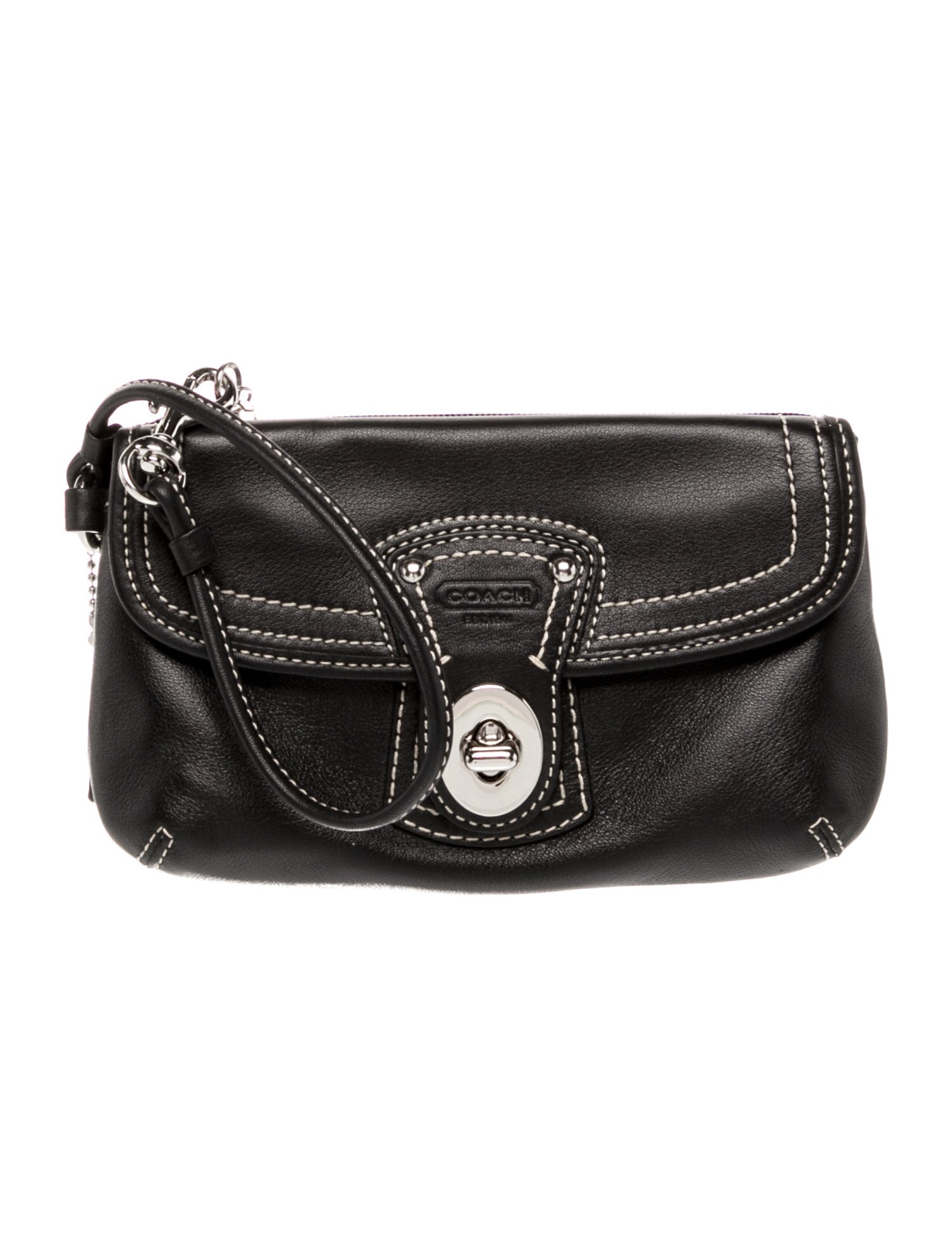 Coach Leather Top Handle Bag
