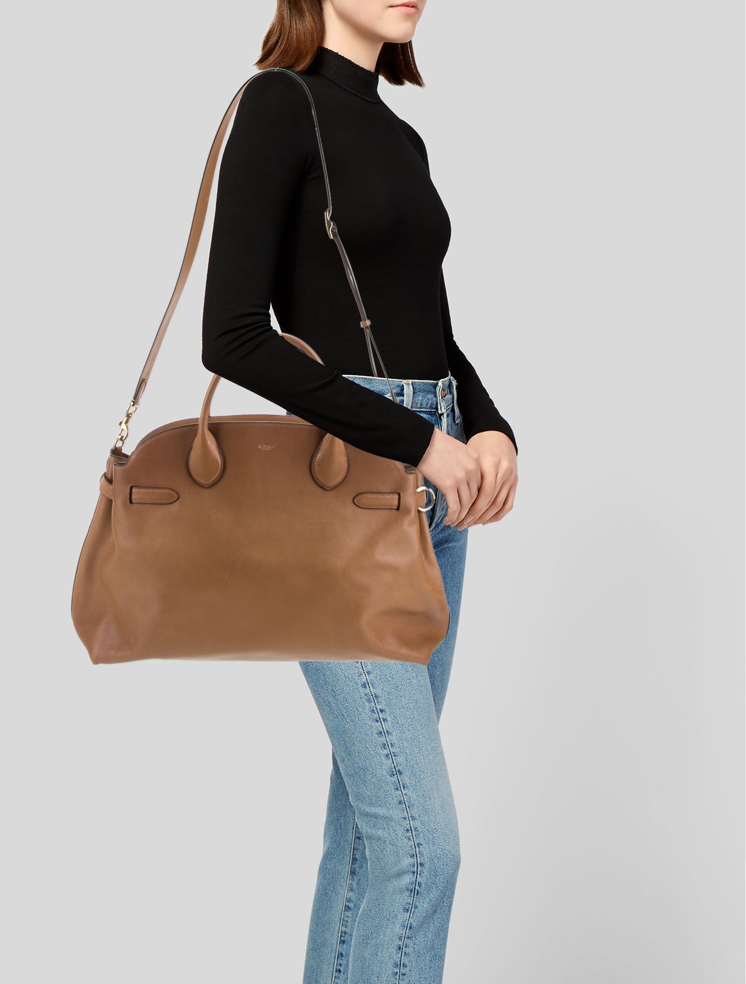 Coach Leather COACH Women's Soft Empire Carryall Tote 40