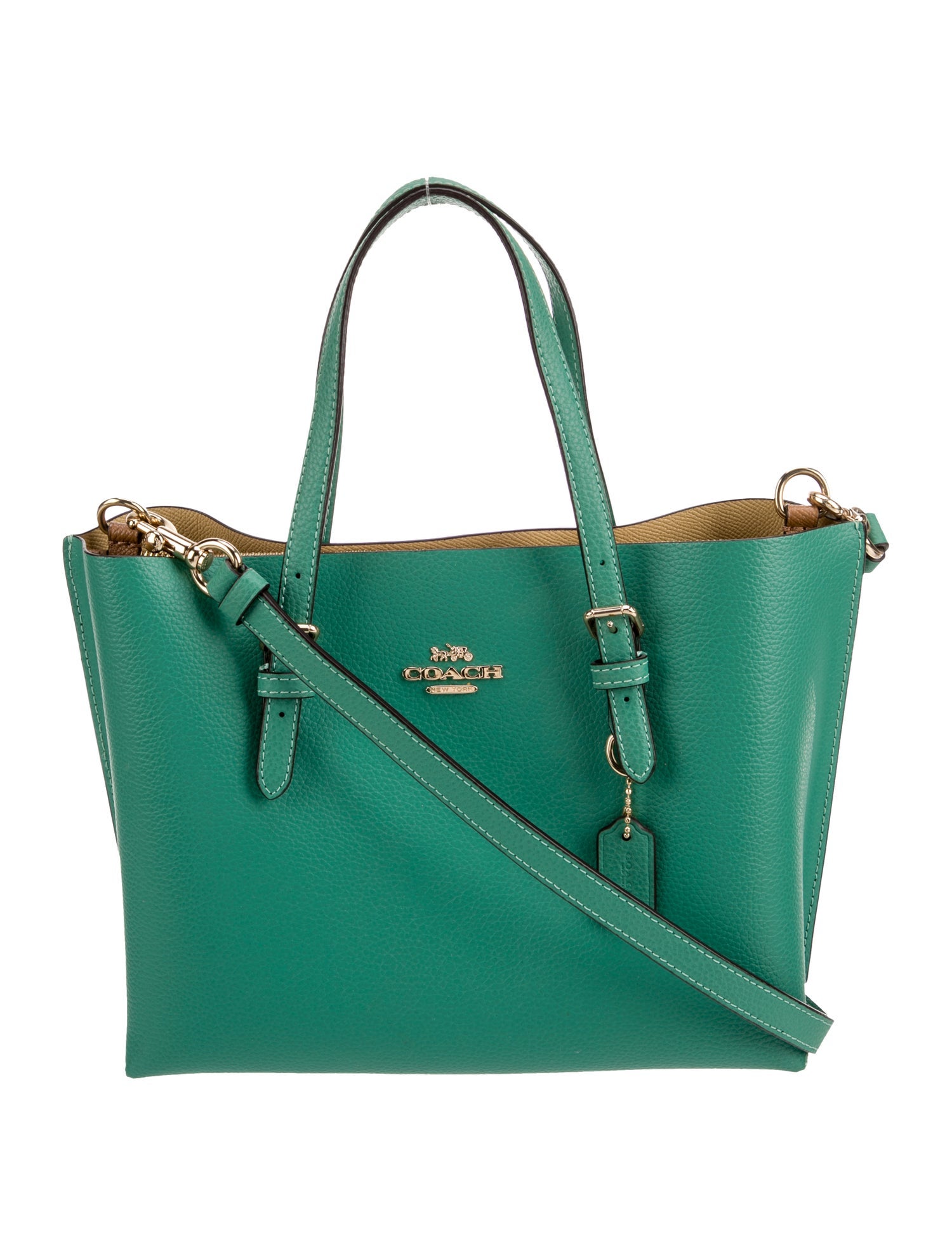 Coach Leather Top Handle Bag