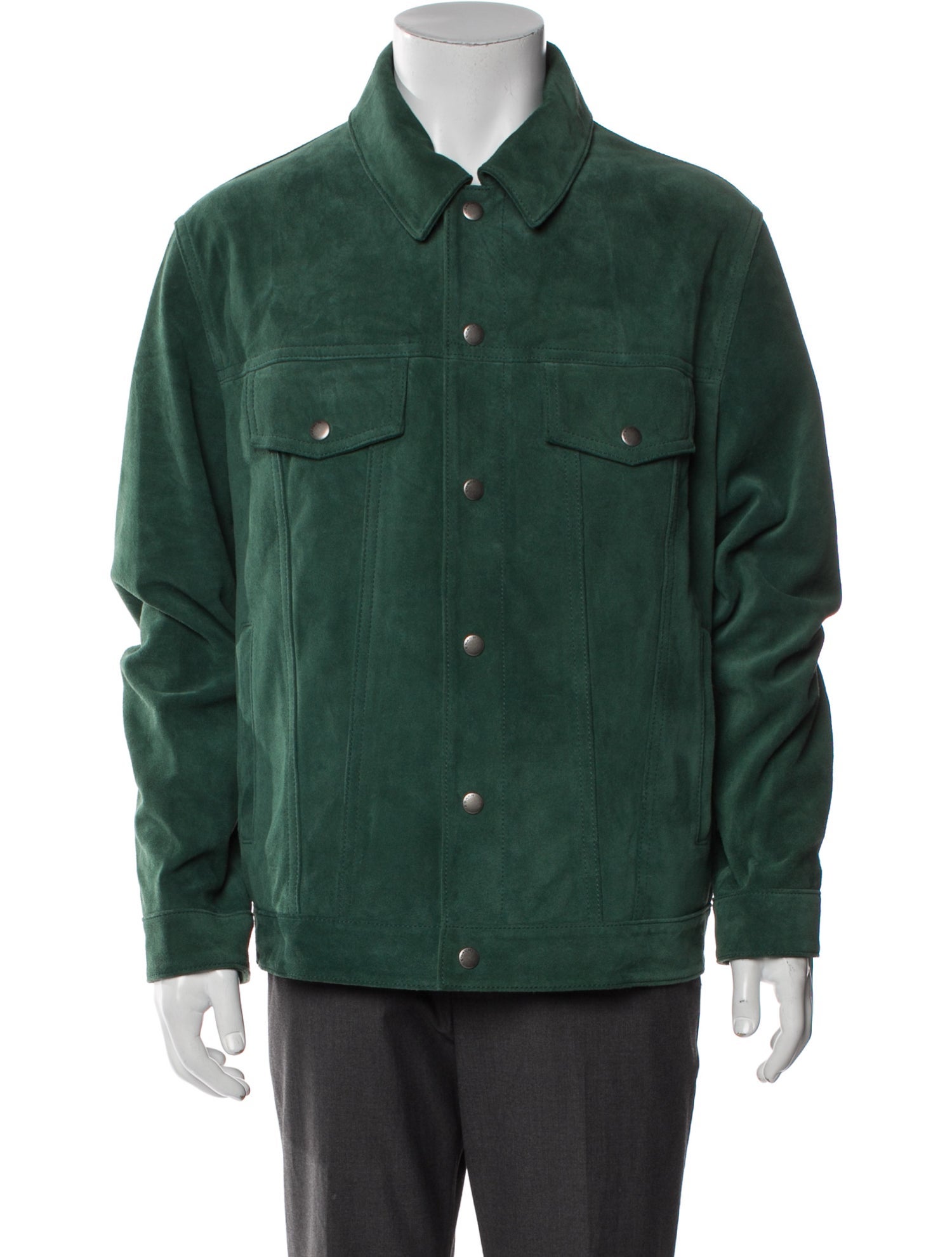 Coach Suede Trucker Jacket