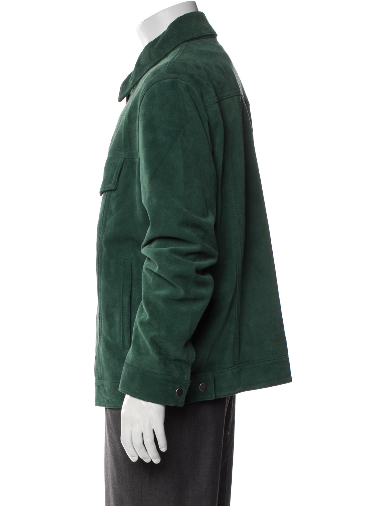 Coach Suede Trucker Jacket