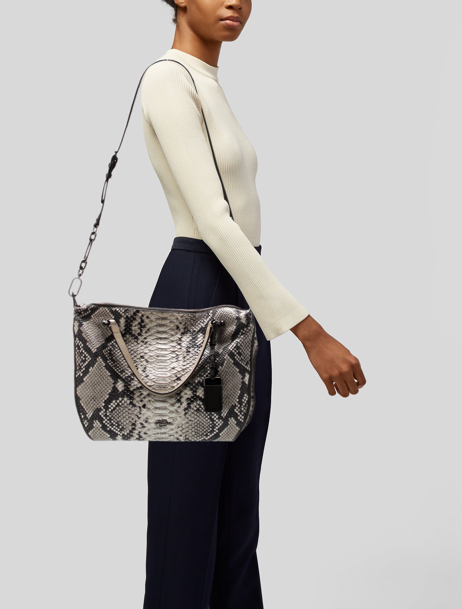 Coach Python Top Handle Bag