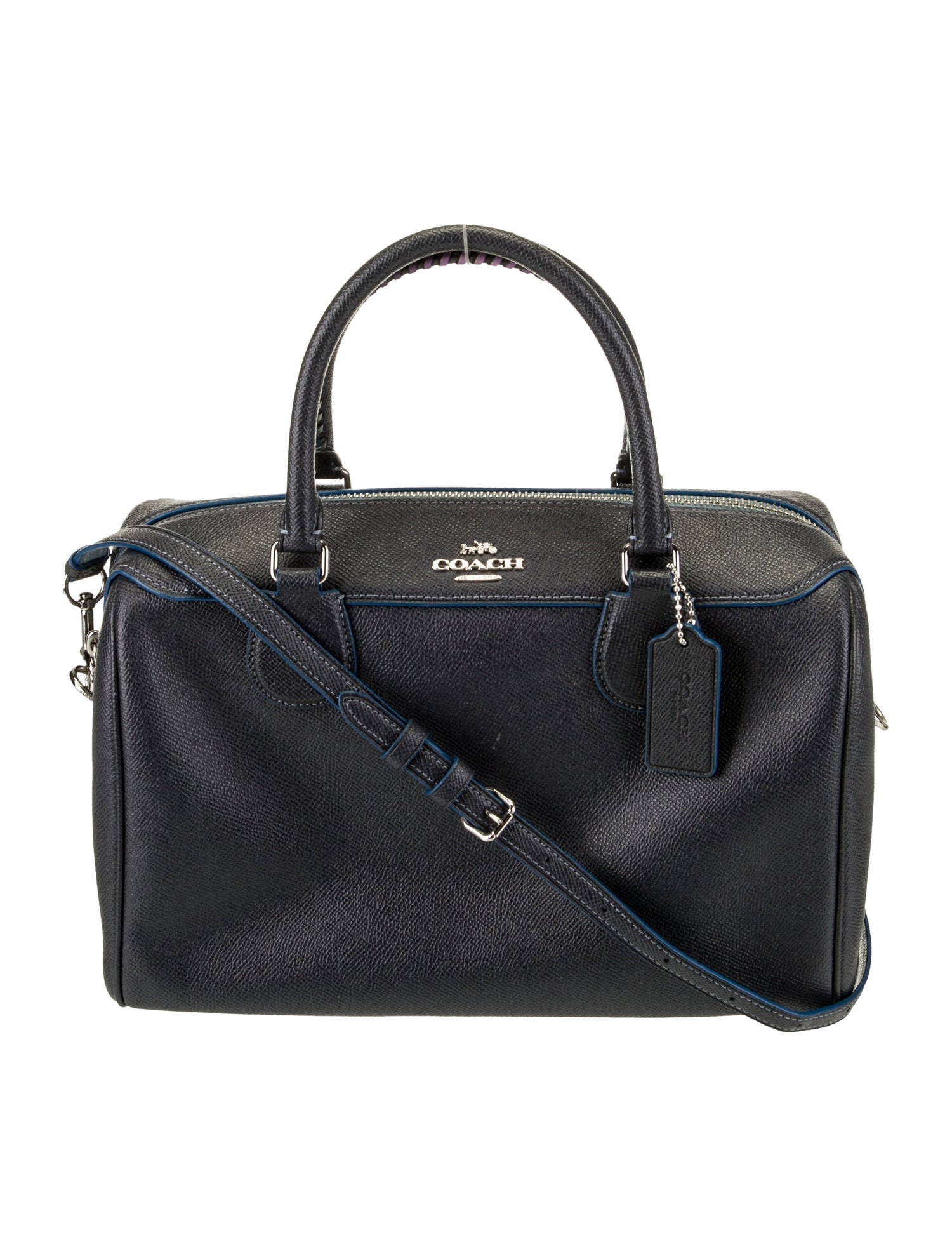 Coach Leather Top Handle Bag