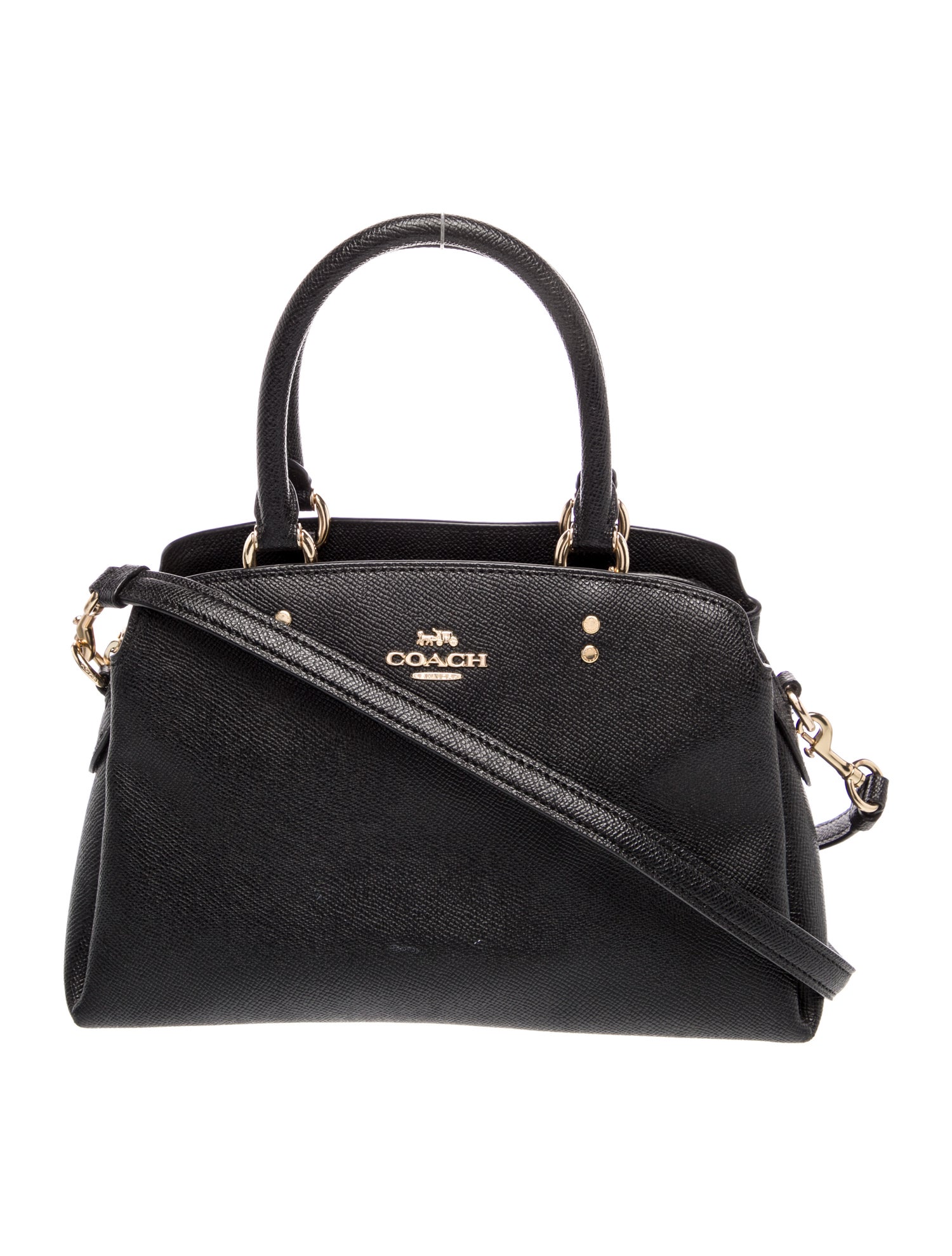 Coach Leather Top Handle Bag