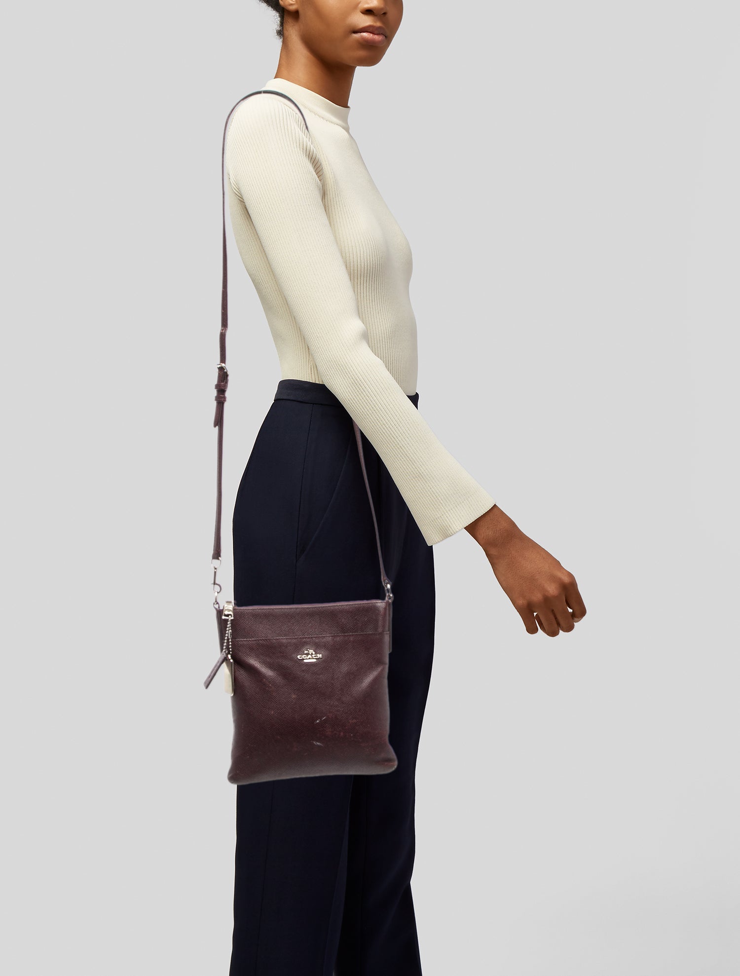 Coach Leather Crossbody Bag