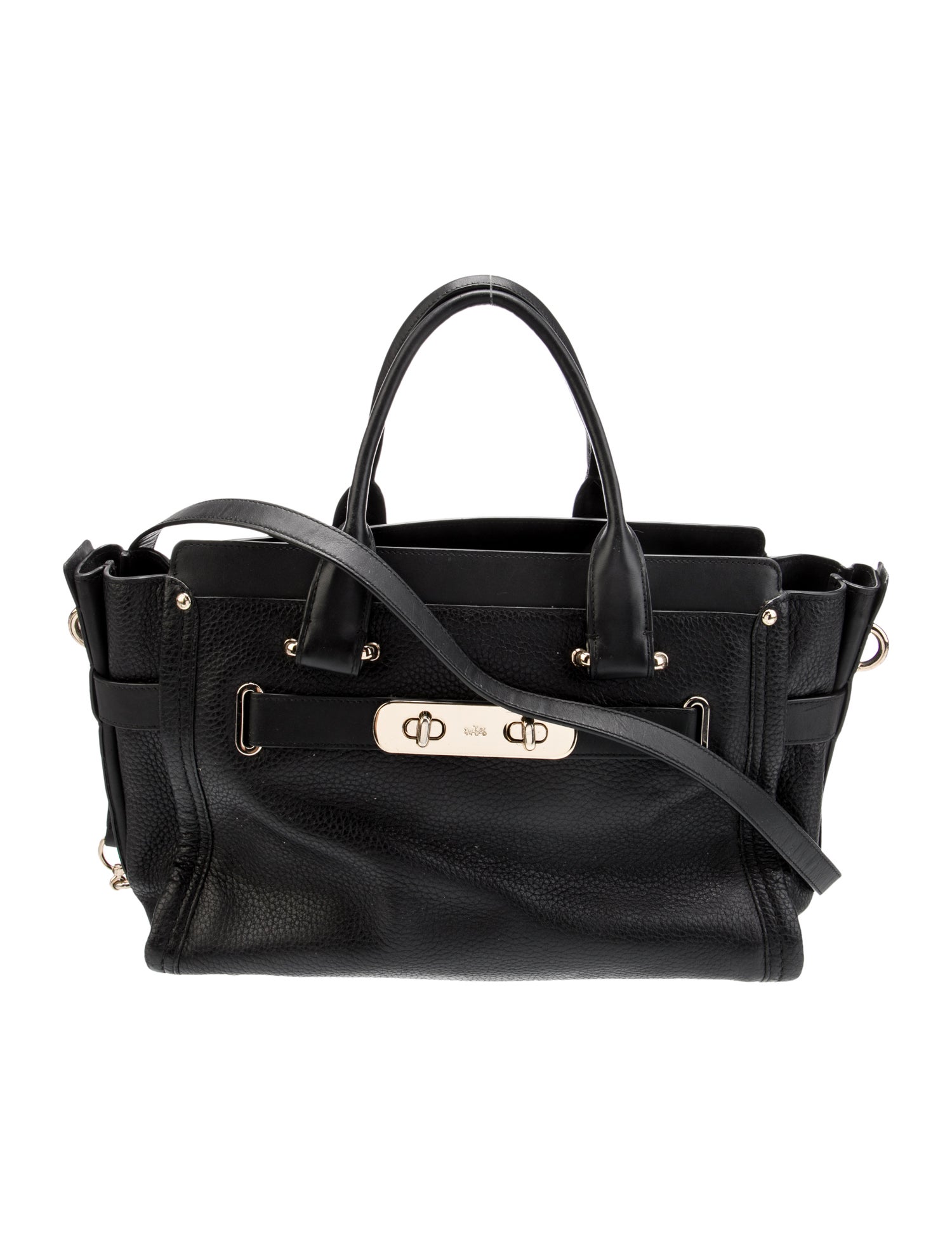 Coach Leather Top Handle Bag