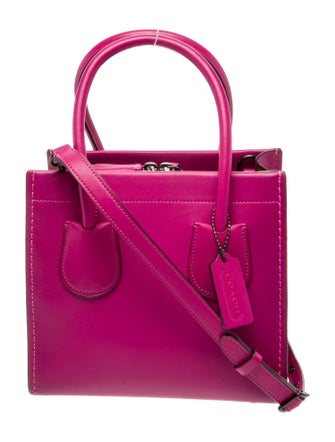 Coach Leather Top Handle Bag