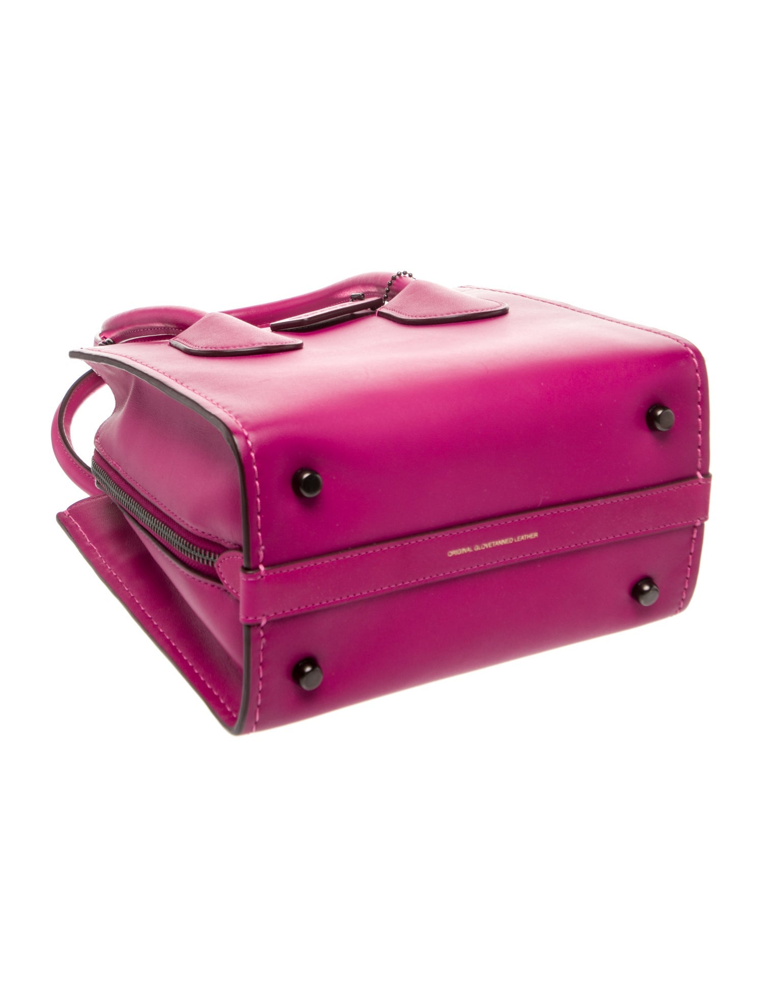 Coach Leather Top Handle Bag