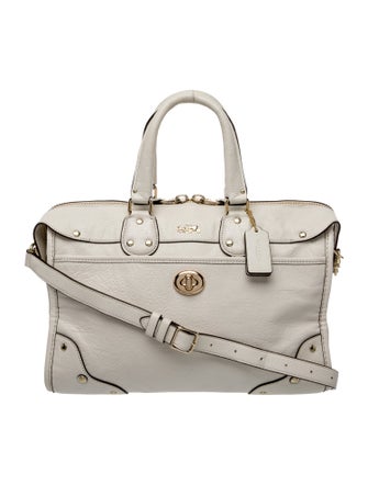 Coach Leather Top Handle Bag