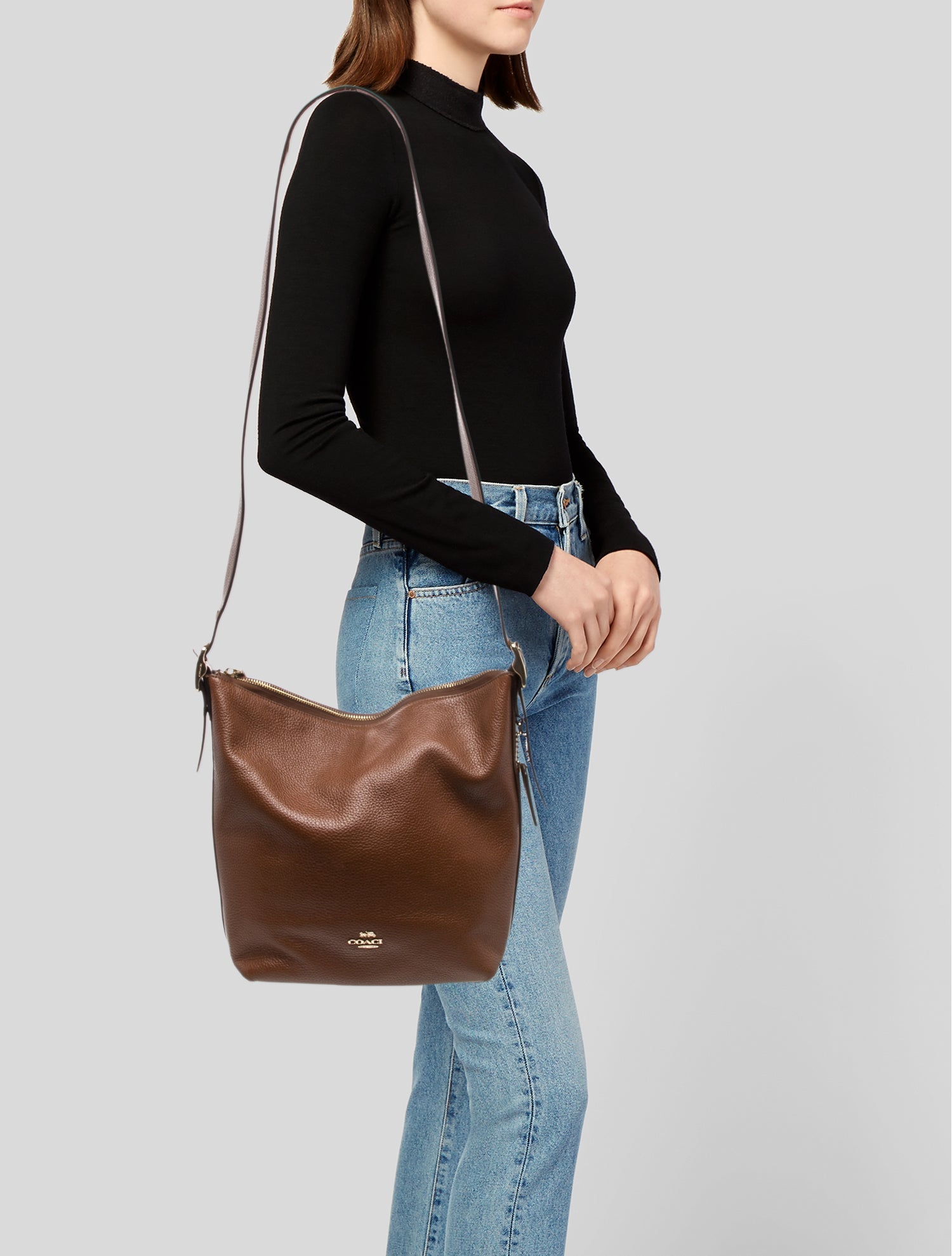 Coach Leather Shoulder Bag