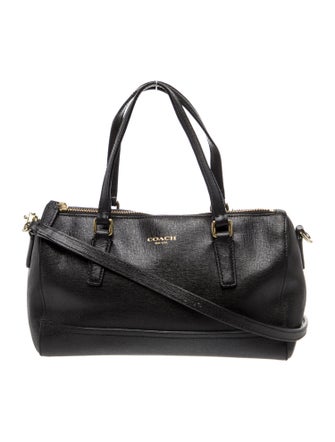 Coach Leather Top Handle Bag