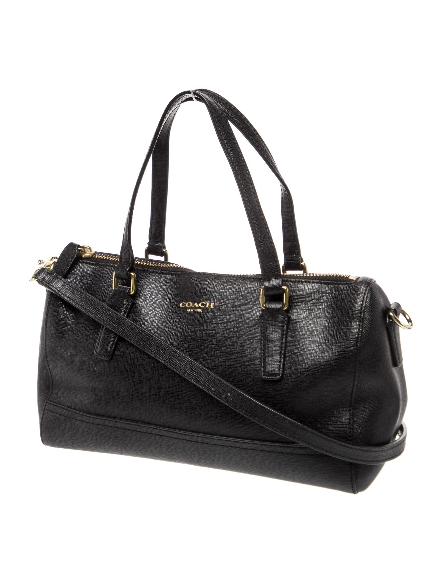 Coach Leather Top Handle Bag