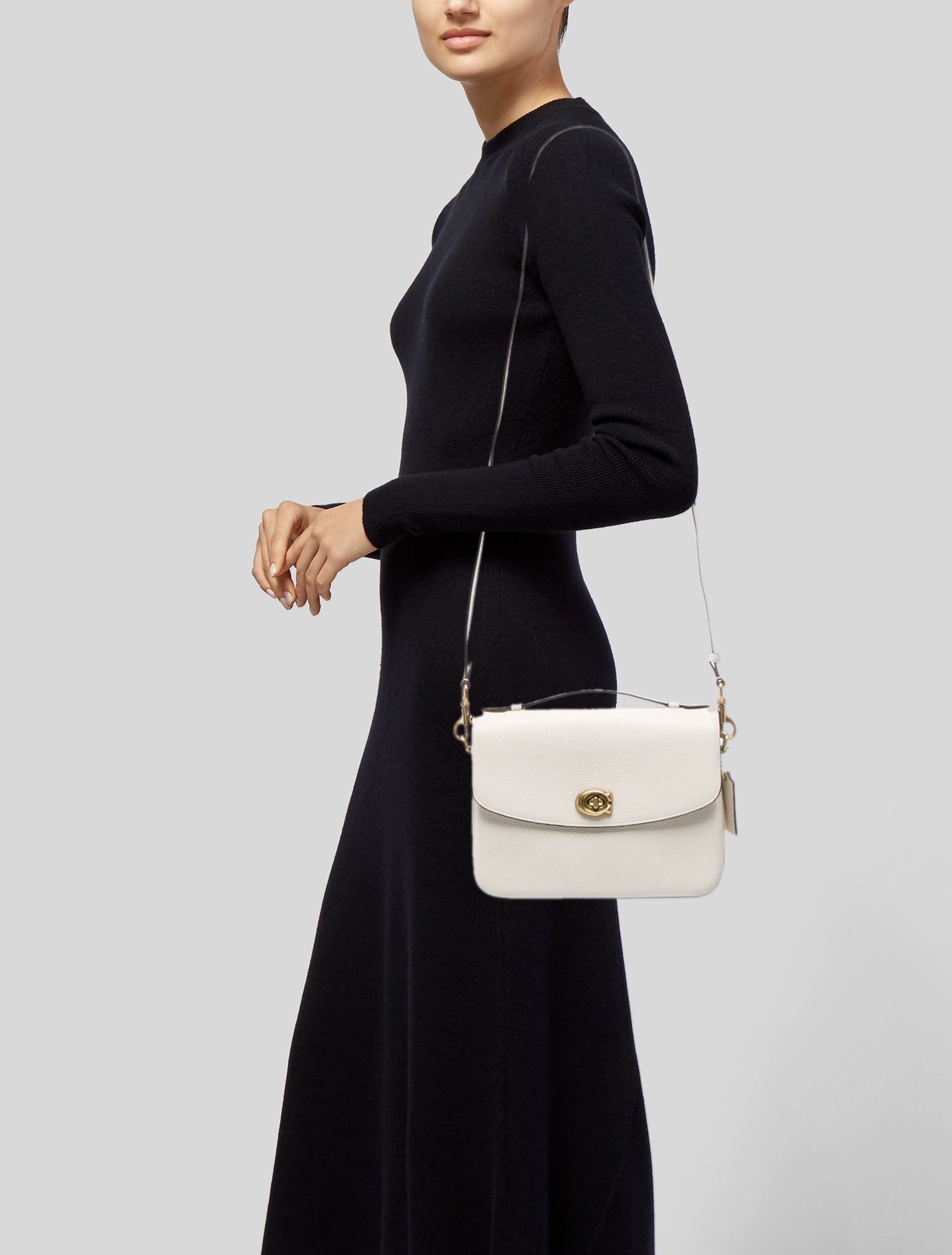 Coach Leather Top Handle Bag