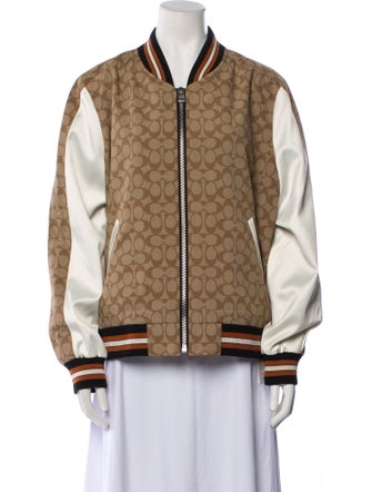 Coach Printed Bomber Jacket