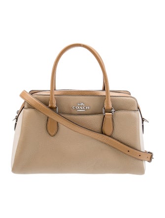 Coach Leather Top Handle Bag