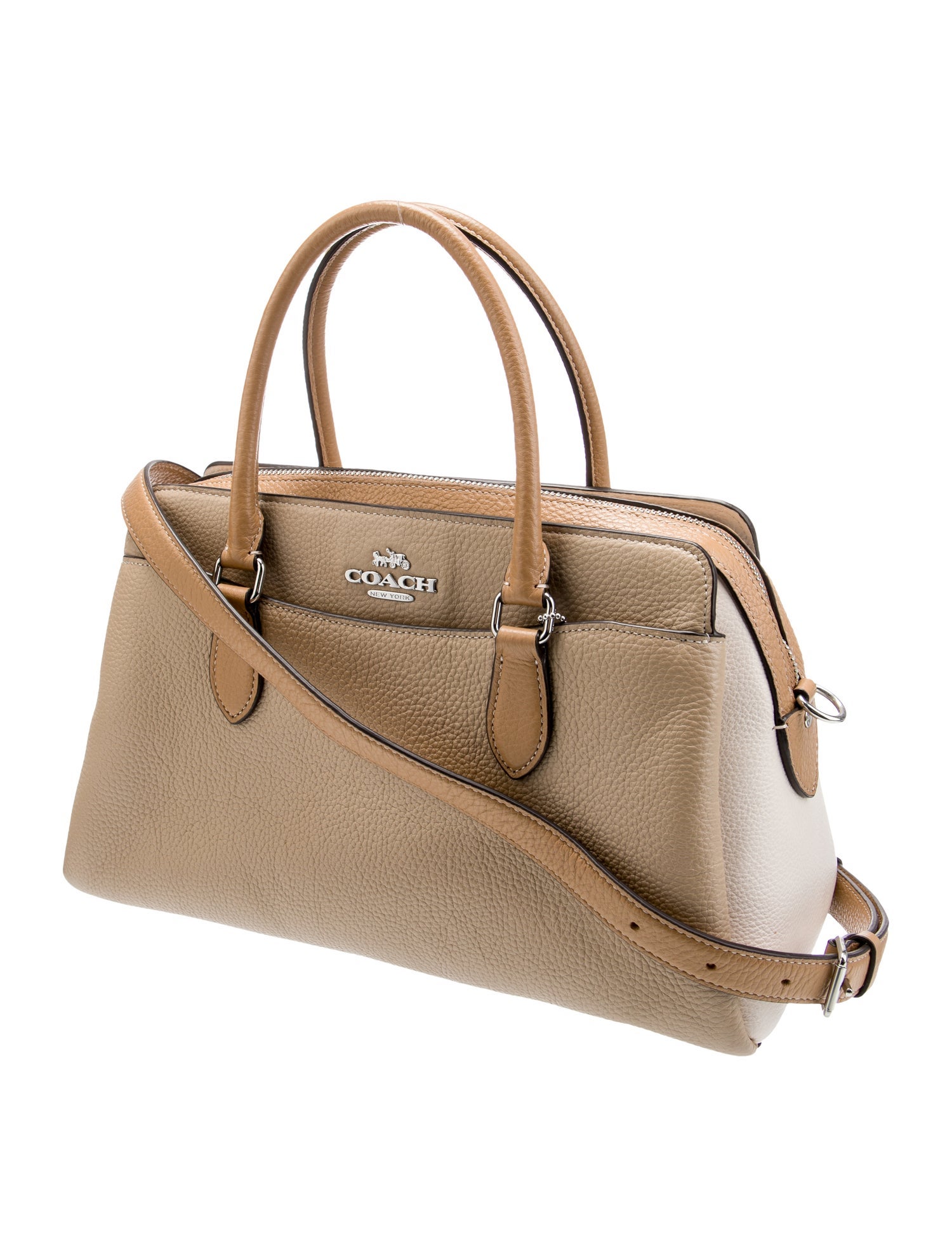 Coach Leather Top Handle Bag