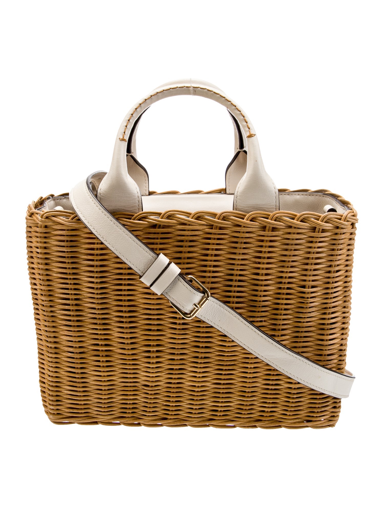 Coach Wicker Top Handle Bag