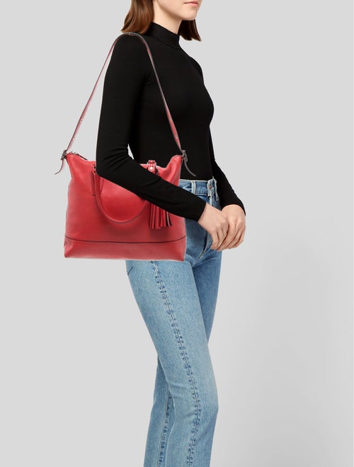 Coach Leather Top Handle Bag