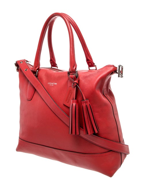 Coach Leather Top Handle Bag