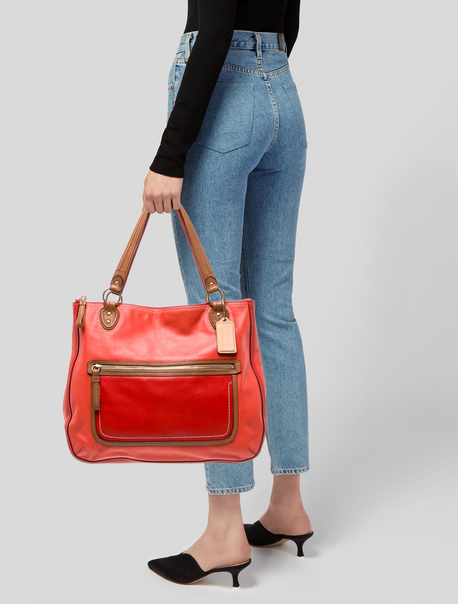 Coach Leather Shoulder Bag