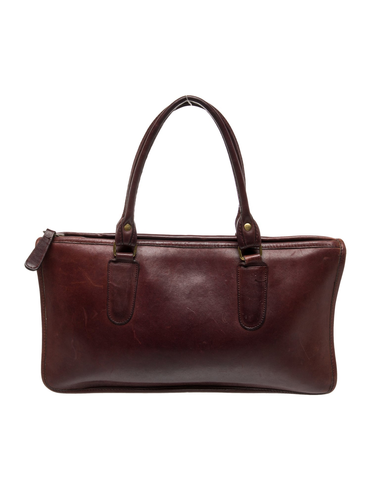 Coach Leather Top Handle Bag